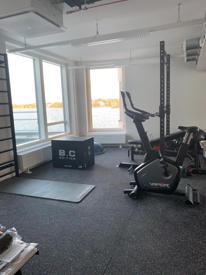 Sea View Lux Kalasatama Romantic Studio - Balcony & Coffee& Tee, Wifi, Gym &Sauna Helsinki Esterno foto